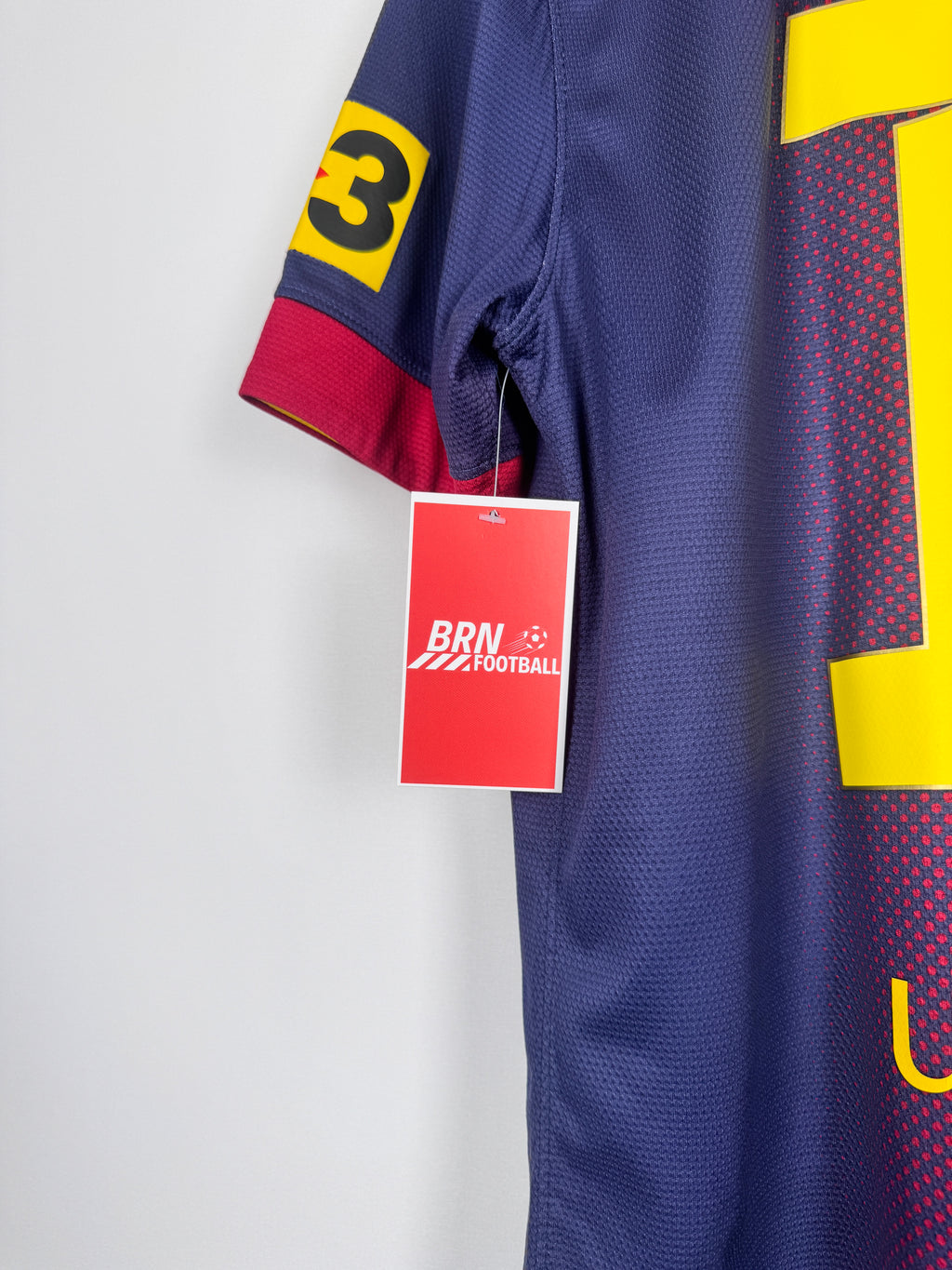 MAILLOT DE FOOTBALL BARCELONE 2012/2013 DOMICILE - LEO MESSI #10 (M)