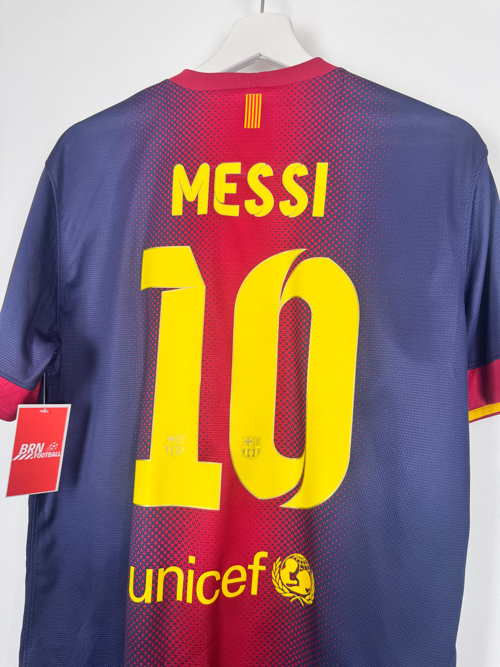 MAILLOT DE FOOTBALL BARCELONE 2012/2013 DOMICILE - LEO MESSI #10 (M)