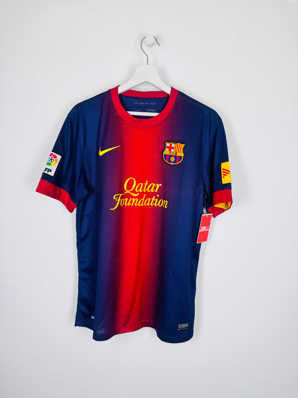 MAILLOT DE FOOTBALL BARCELONE 2012/2013 DOMICILE - LEO MESSI #10 (M)
