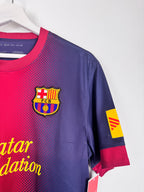 MAILLOT DE FOOTBALL BARCELONE 2012/2013 DOMICILE - LEO MESSI #10 (M)