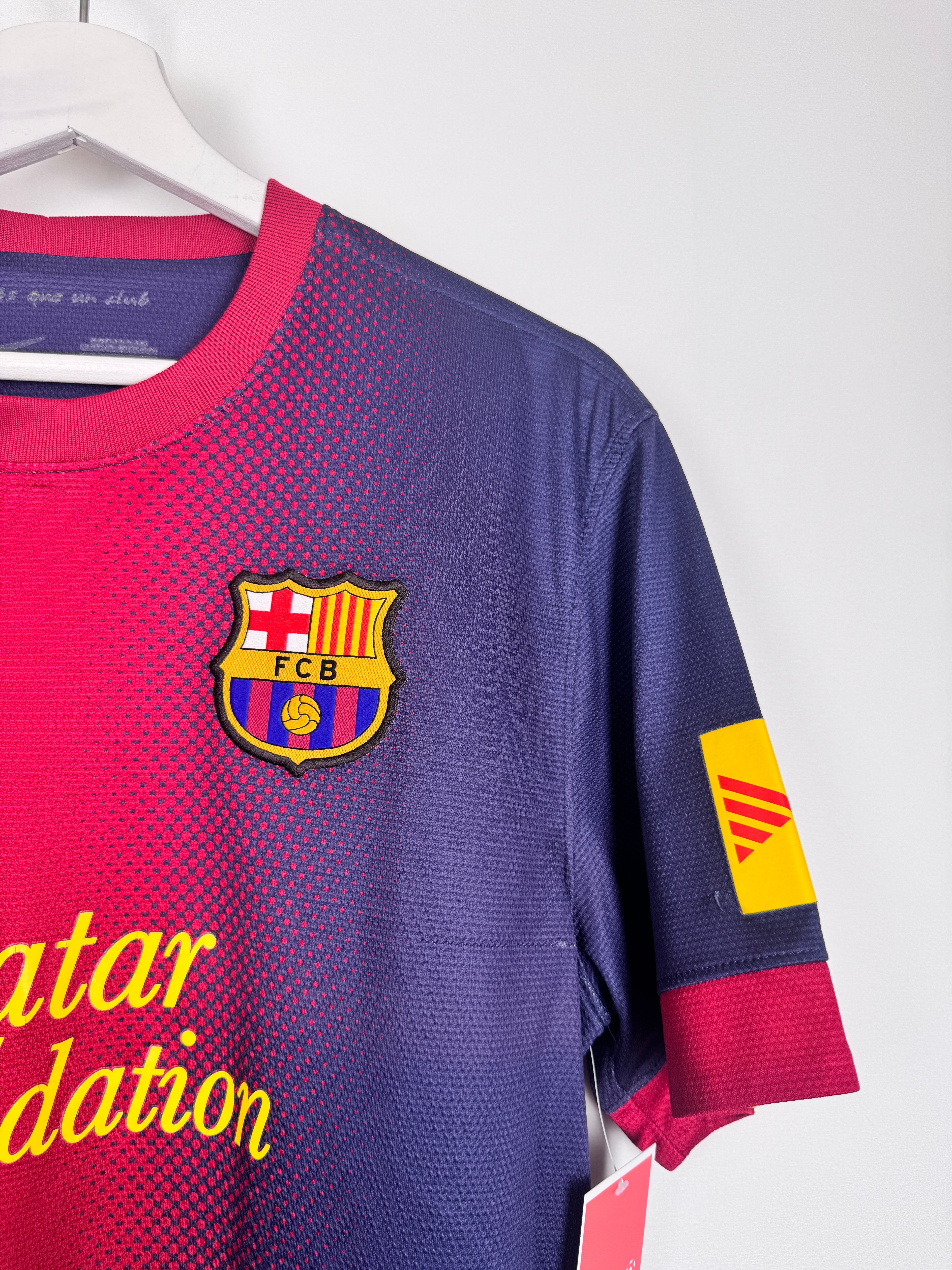 MAILLOT DE FOOTBALL BARCELONE 2012/2013 DOMICILE - LEO MESSI #10 (M)