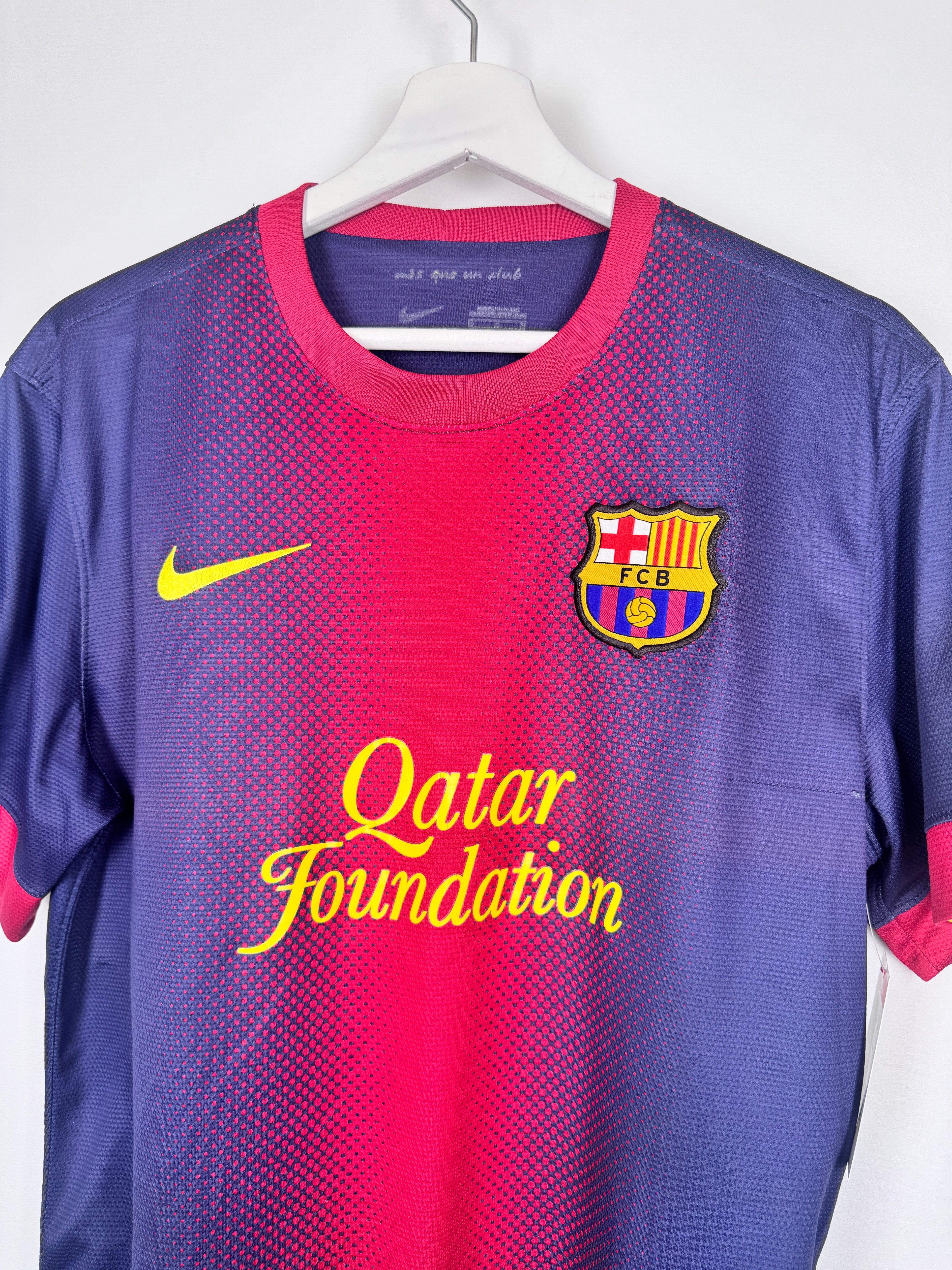 MAILLOT DE FOOTBALL BARCELONE 2012/2013 DOMICILE - LEO MESSI #10 (M)