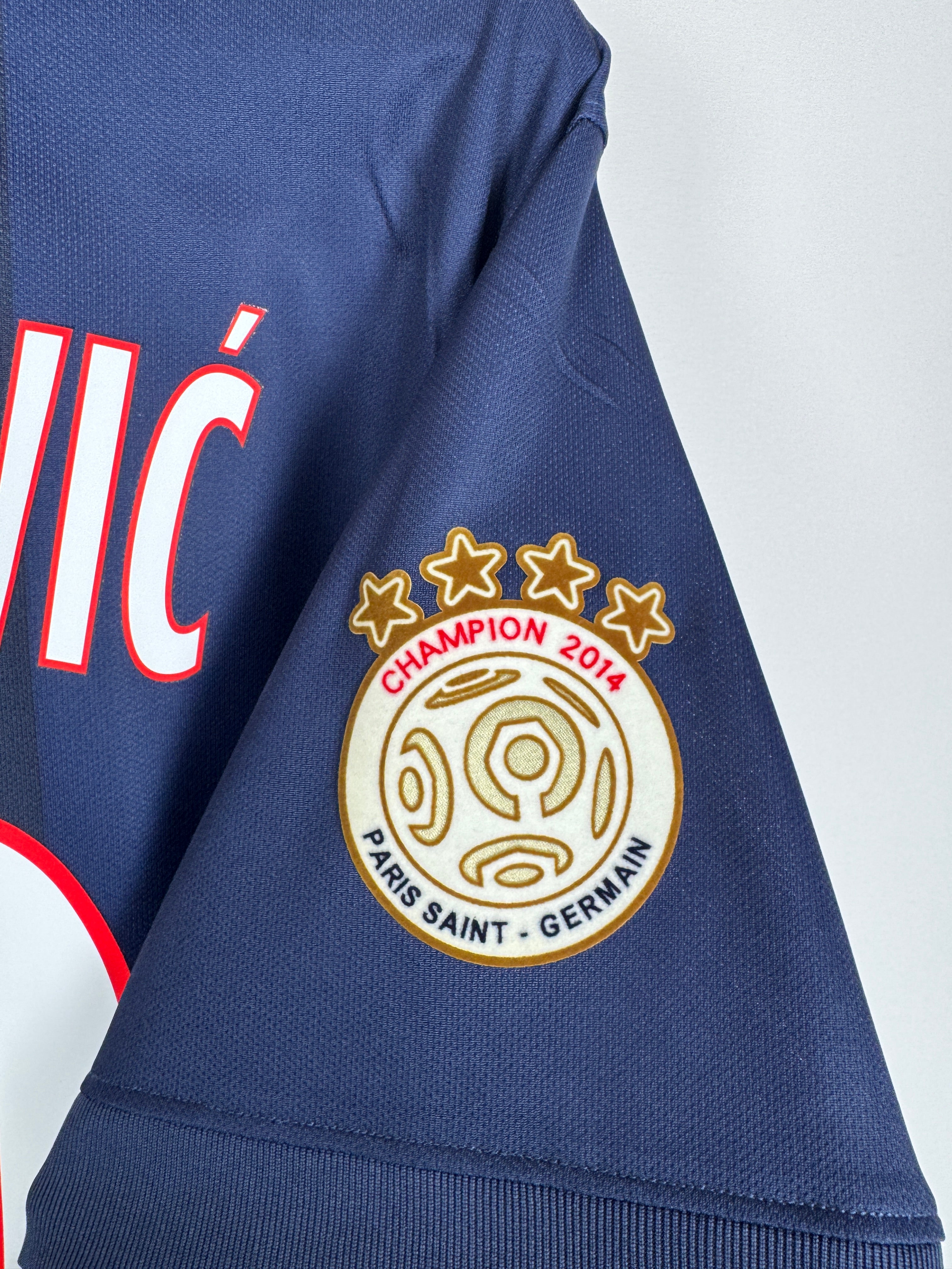 PSG HOME FOOTBALL JERSEY 2014/2015 - IBRAHIMOVIC #10 (L)