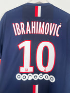 PSG HOME FOOTBALL JERSEY 2014/2015 - IBRAHIMOVIC #10 (L)