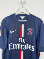 PSG HOME FOOTBALL JERSEY 2014/2015 - IBRAHIMOVIC #10 (L)