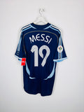 MAILLOT DE FOOTBALL ARGENTINE 2006 EXTÉRIEUR - LEO MESSI #19 (XL)