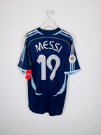 MAILLOT DE FOOTBALL ARGENTINE 2006 EXTÉRIEUR - LEO MESSI #19 (XL)