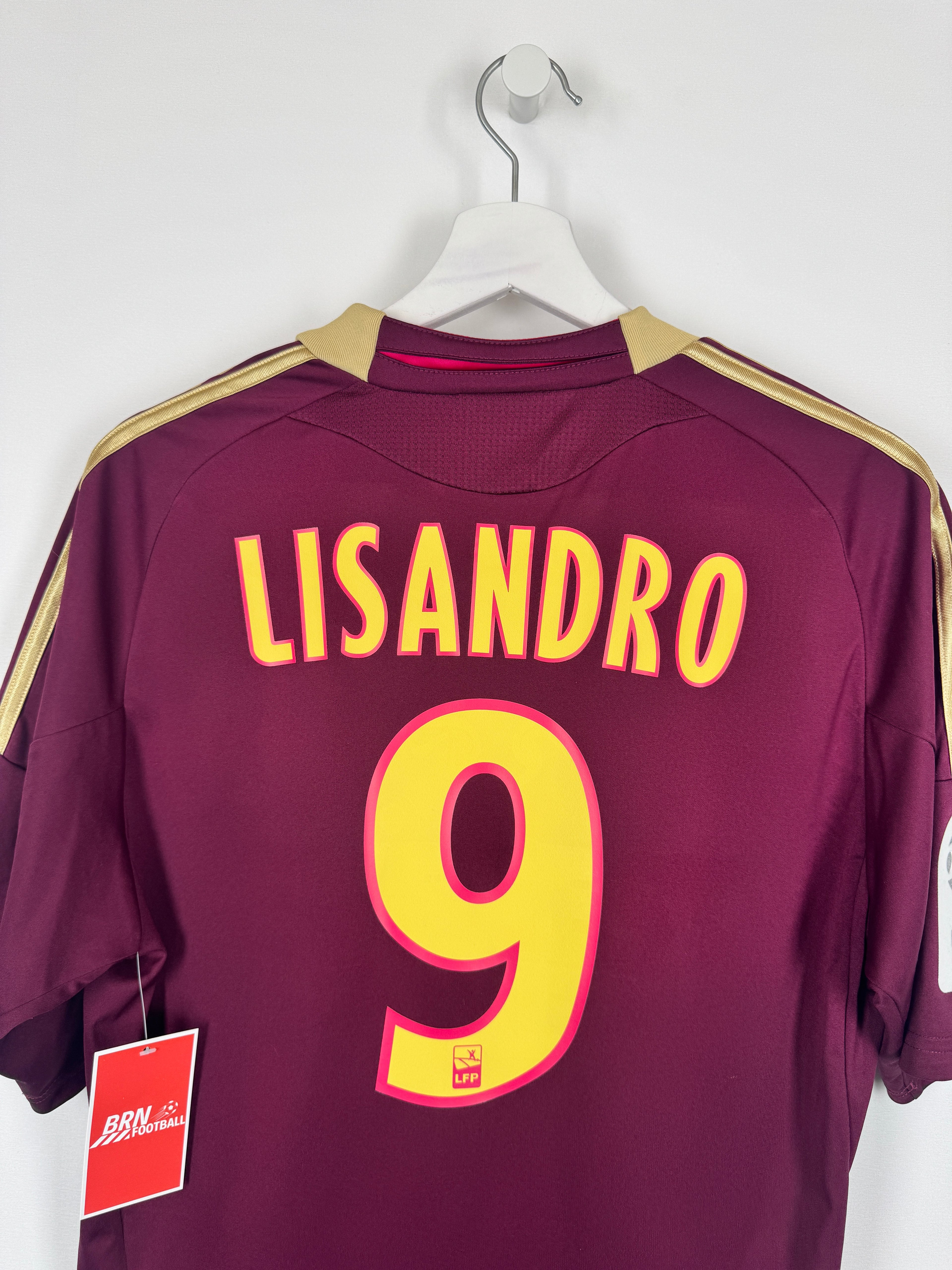 OLYMPIQUE LYONNAIS 2010/2011 AWAY FOOTBALL SHIRT - LISANDRO #9 (M)