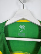 MAILLOT DE FOOTBALL BRÉSIL 2004 DOMICILE - RONALDINHO #10 (L)