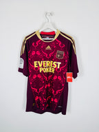 OLYMPIQUE LYONNAIS 2010/2011 AWAY FOOTBALL SHIRT - LISANDRO #9 (M)