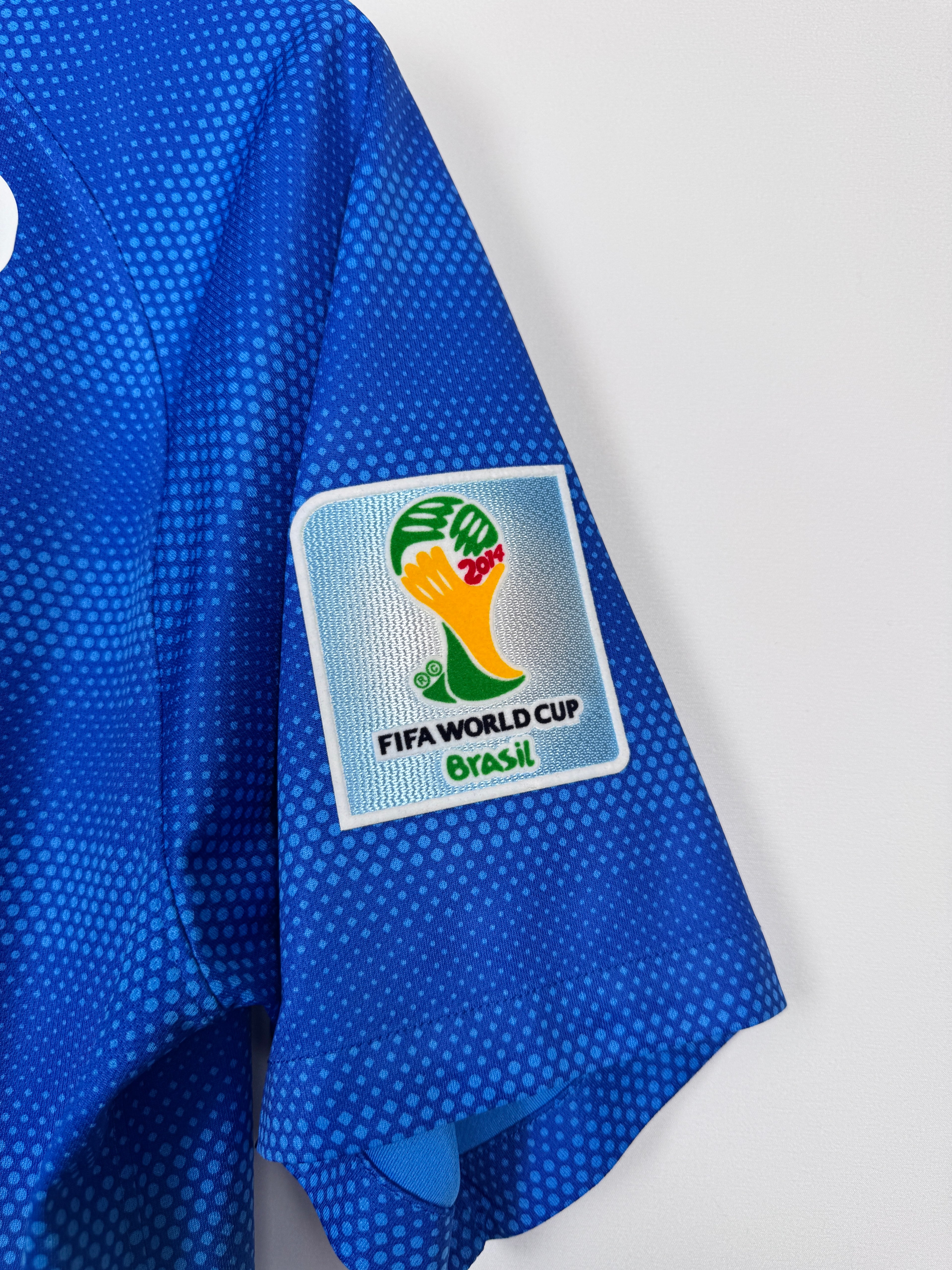 MAILLOT DE FOOTBALL BRÉSIL 2014 EXTÉRIEUR - NEYMAR JR #10 (M)