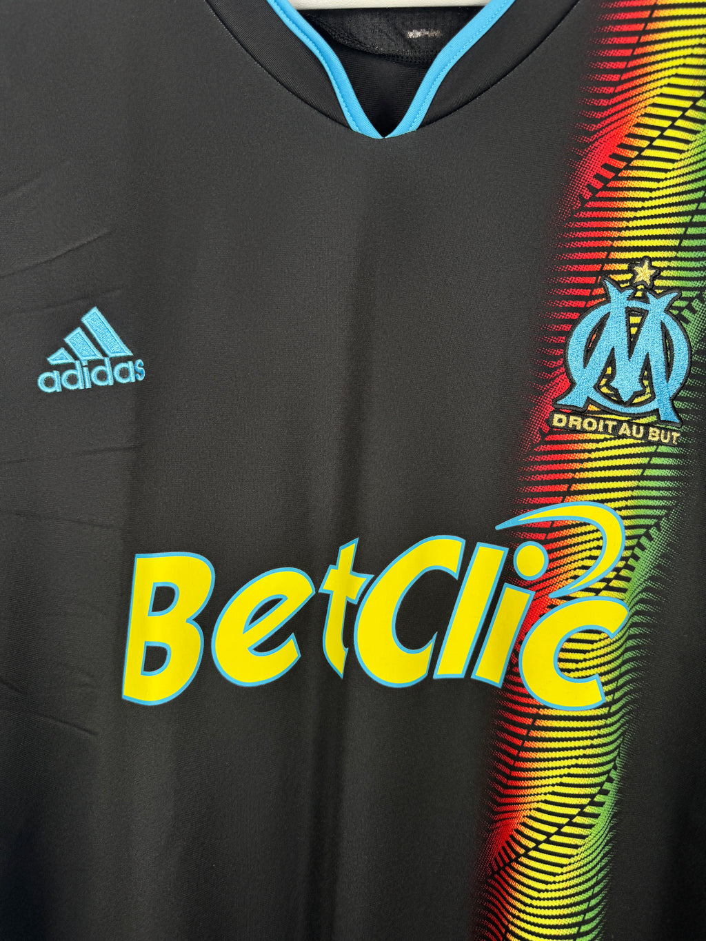OLYMPIQUE DE MARSEILLE 2010/2011 THIRD FOOTBALL SHIRT - LUCHO #8 (XL)