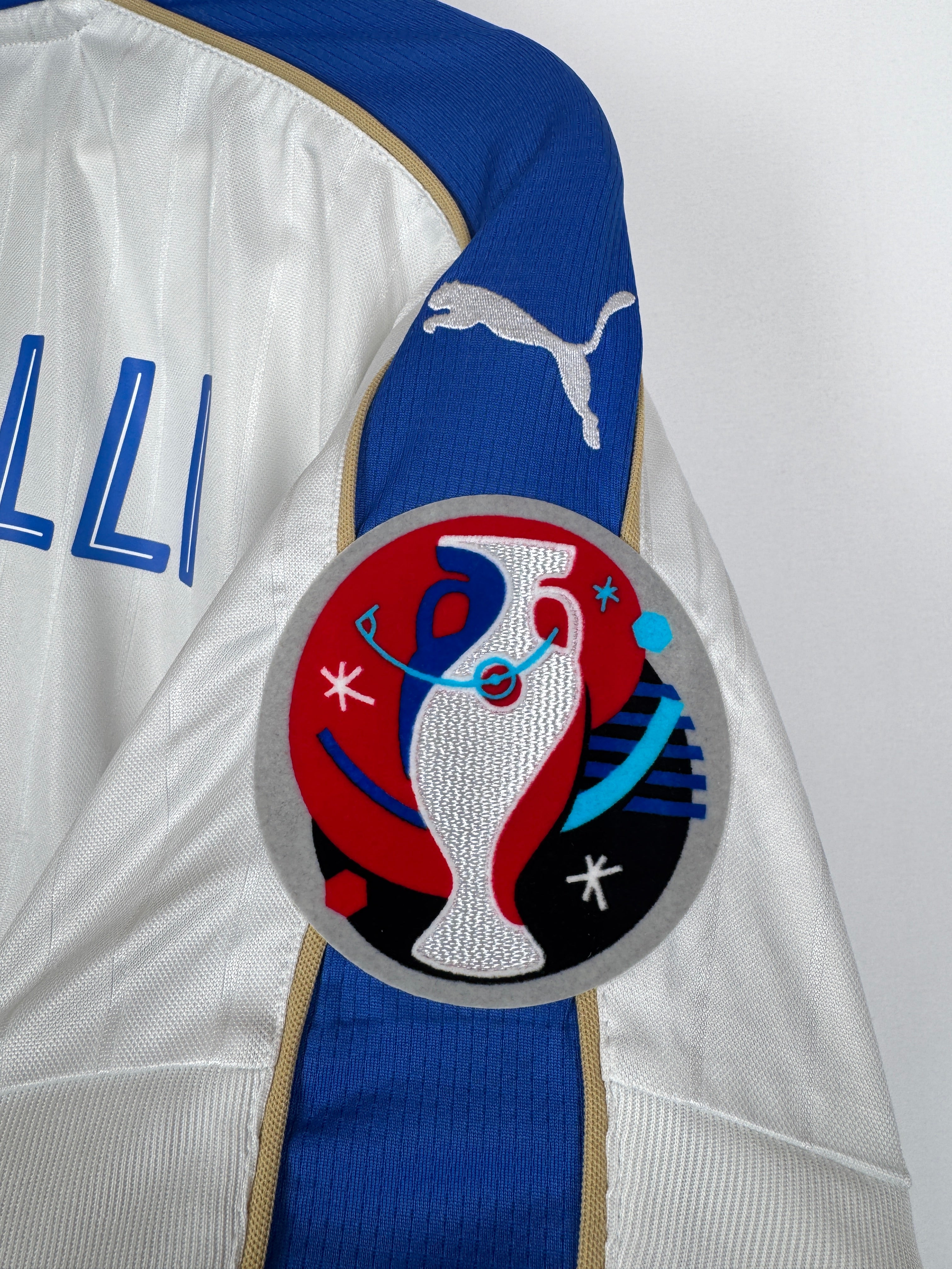 MAILLOT DE FOOTBALL ITALIE 2016 EXTÉRIEUR - MARIO BALOTELLI #9 (M)