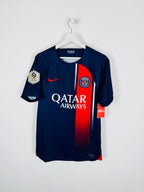 PSG 2023/2024 HOME FOOTBALL SHIRT - O.DEMBÉLÉ #10 Born X Raised (S)