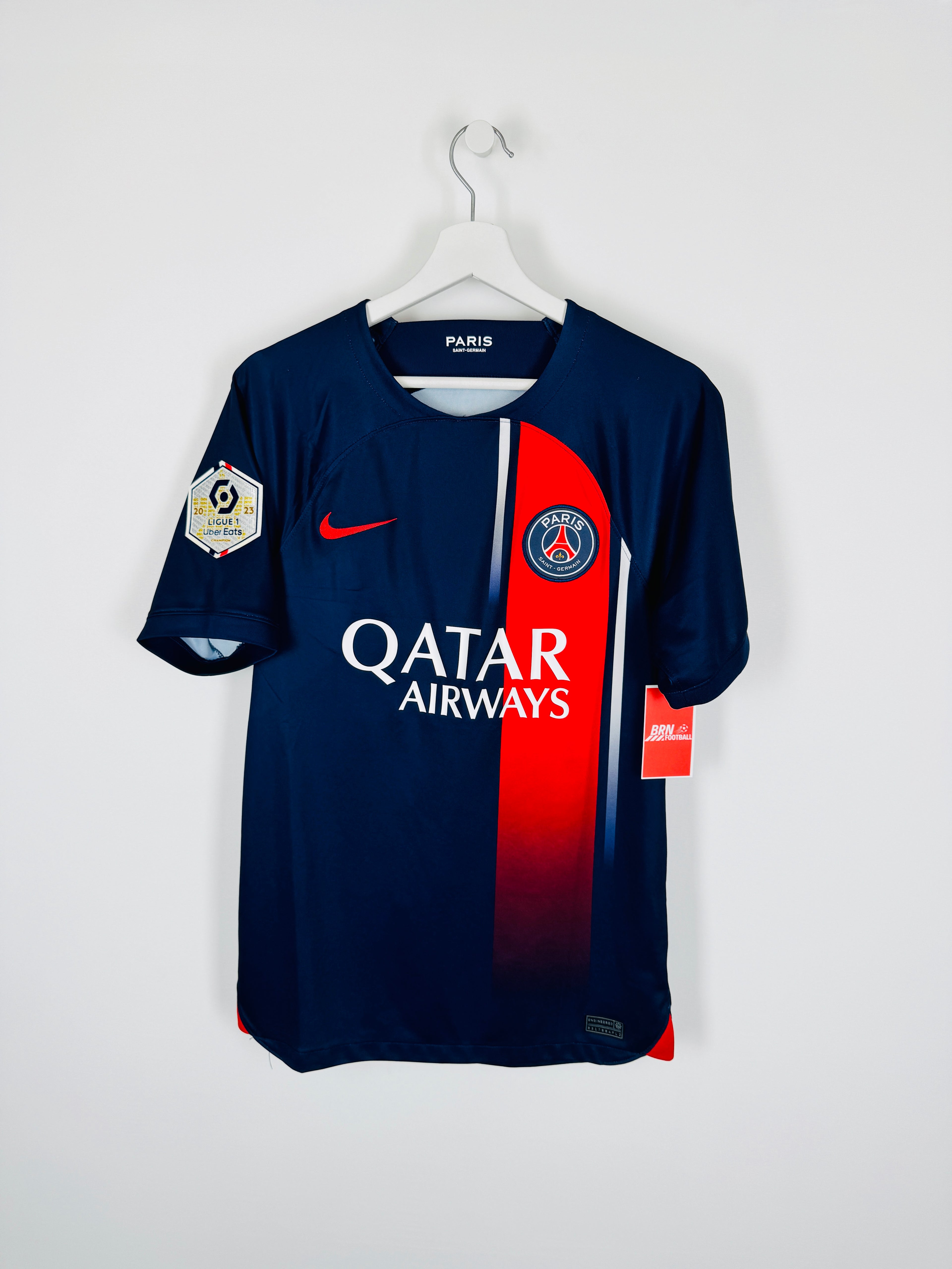 PSG 2023/2024 HOME FOOTBALL SHIRT - O.DEMBÉLÉ #10 Born X Raised (S)