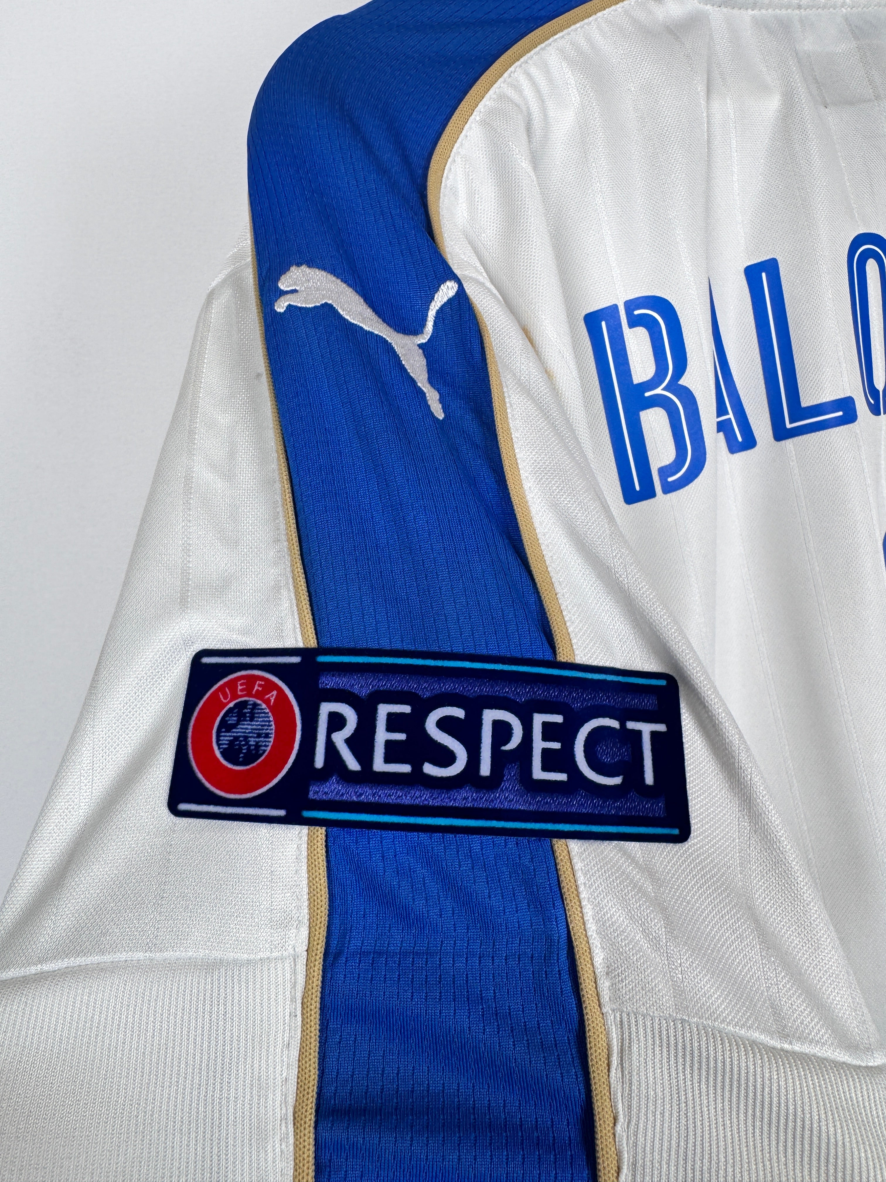 MAILLOT DE FOOTBALL ITALIE 2016 EXTÉRIEUR - MARIO BALOTELLI #9 (M)