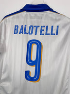 MAILLOT DE FOOTBALL ITALIE 2016 EXTÉRIEUR - MARIO BALOTELLI #9 (M)