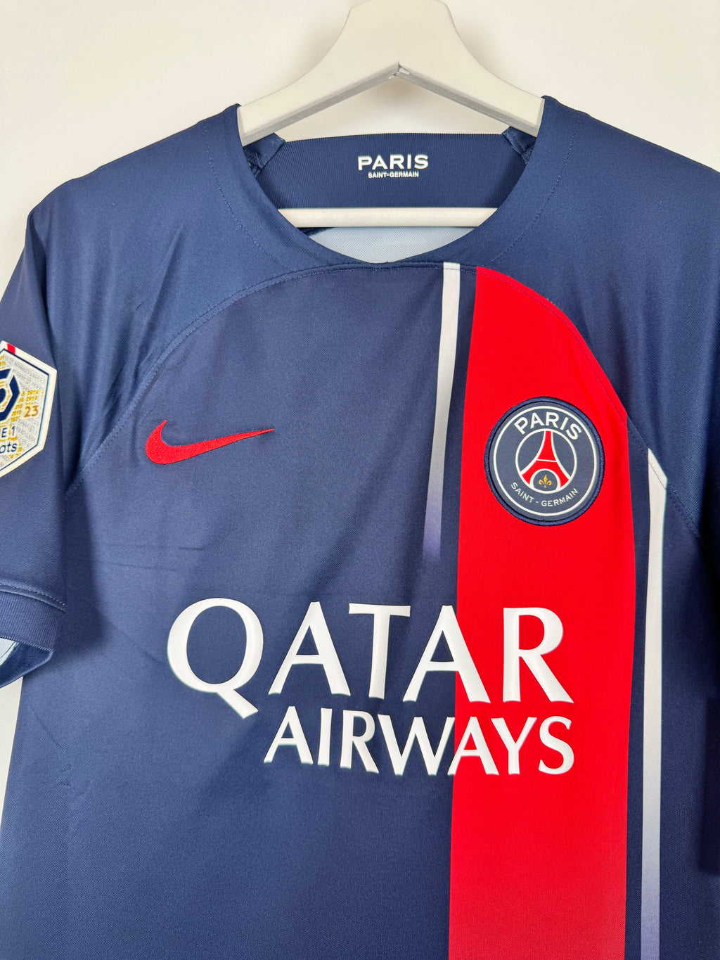 PSG 2023/2024 HOME FOOTBALL SHIRT - O.DEMBÉLÉ #10 Born X Raised (S)