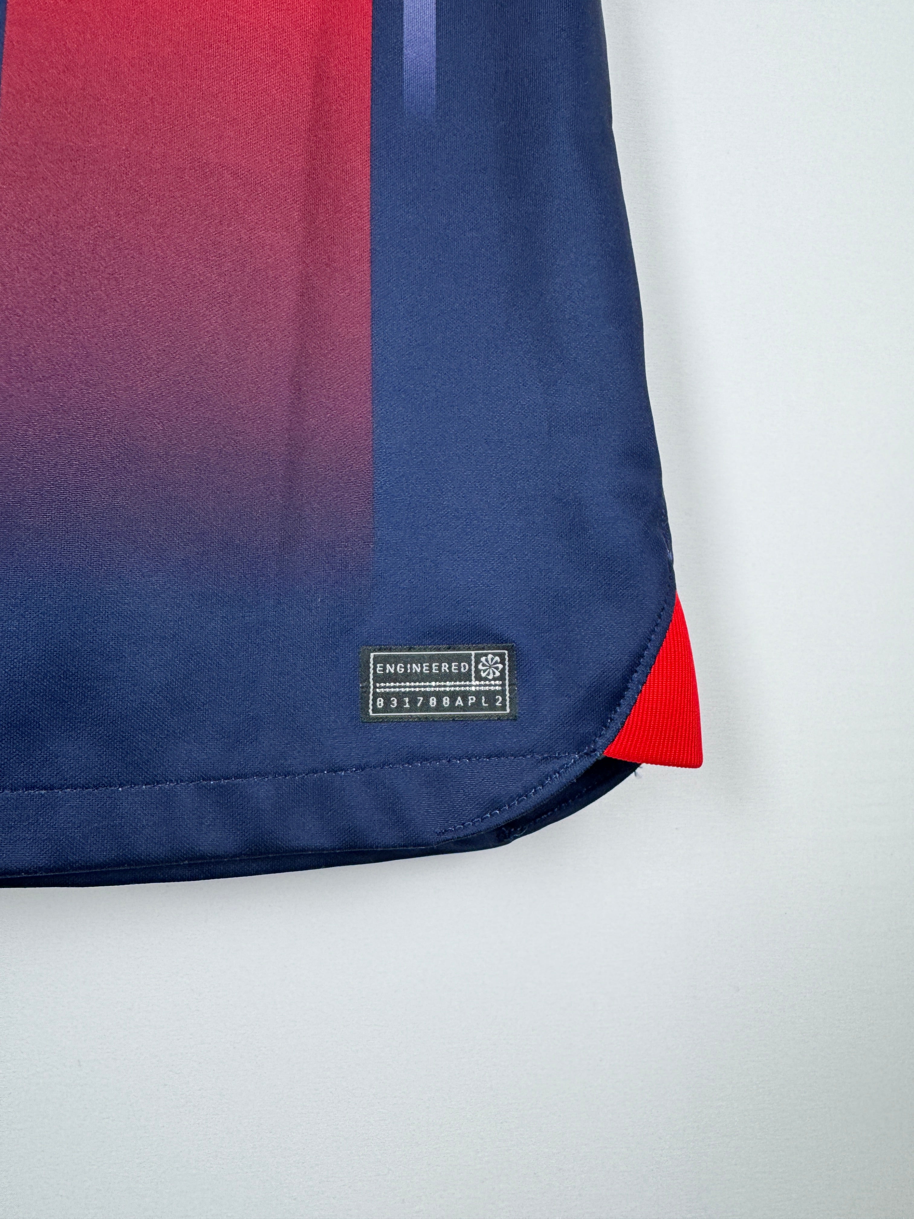 PSG 2023/2024 HOME FOOTBALL SHIRT - O.DEMBÉLÉ #10 Born X Raised (S)