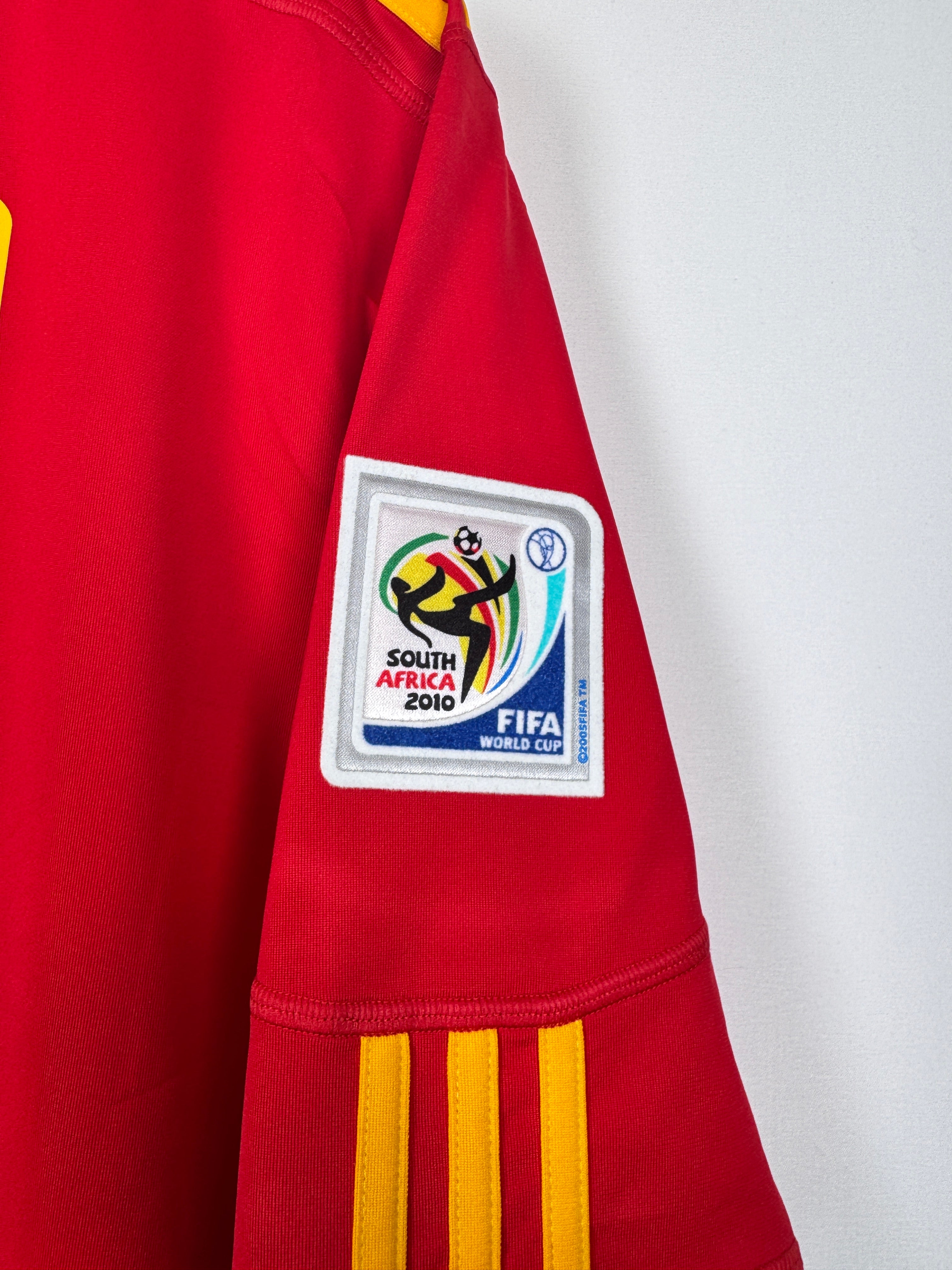 MAILLOT DE FOOTBALL ESPAGNE 2010 DOMICILE - ANDRES INIESTA #6 (XL)