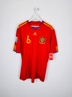 MAILLOT DE FOOTBALL ESPAGNE 2010 DOMICILE - ANDRES INIESTA #6 (XL)