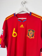 MAILLOT DE FOOTBALL ESPAGNE 2010 DOMICILE - ANDRES INIESTA #6 (XL)