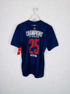 PSG FOOTBALL JERSEY 1997/1998 HOME - NGOTTY #4 (S)
