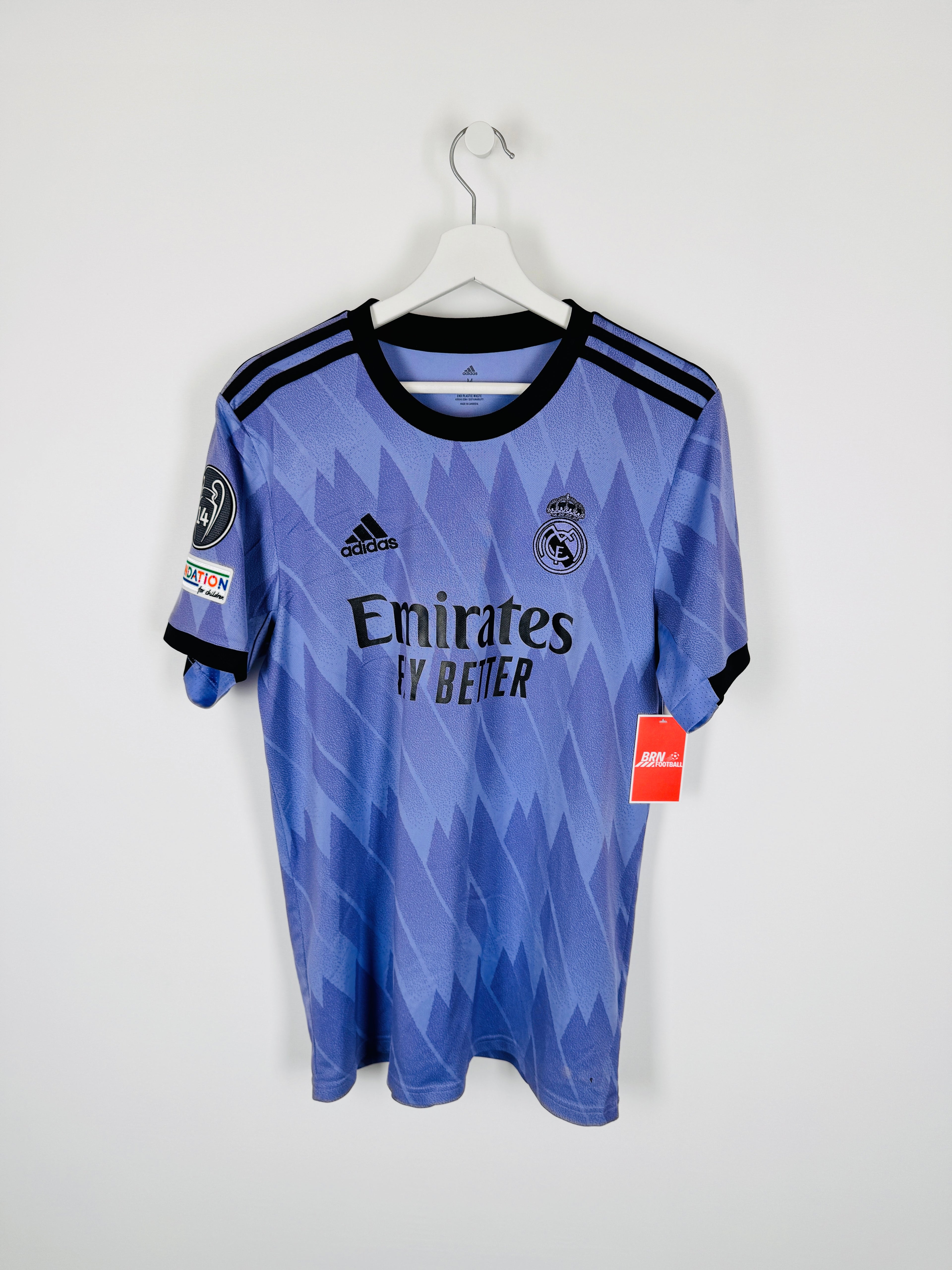 REAL MADRID 2022/2023 AWAY FOOTBALL JERSEY - BENZEMA #9 (M)