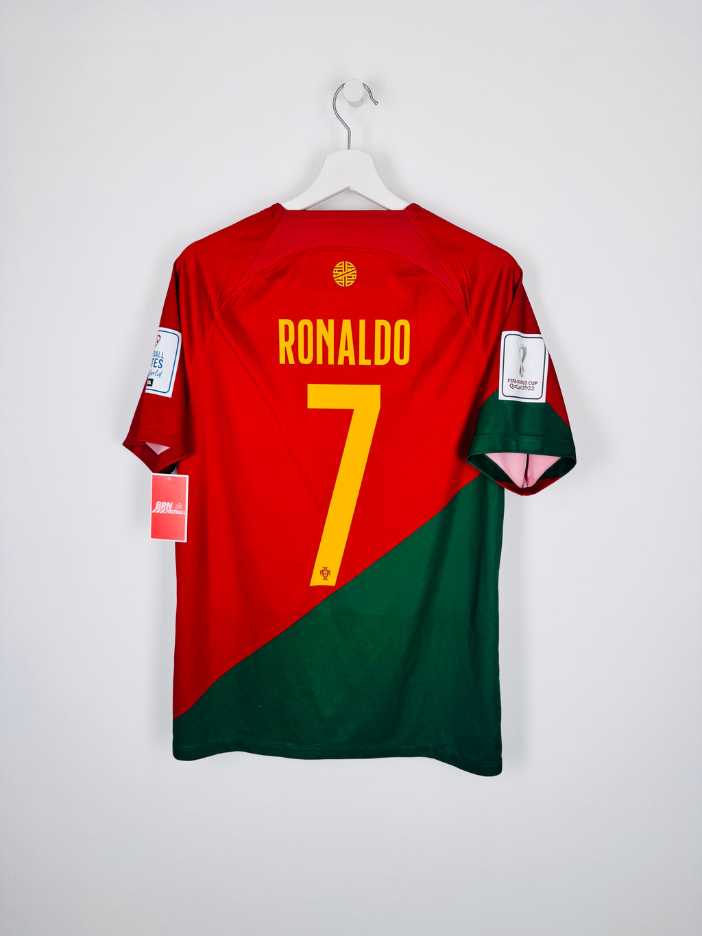 MAILLOT DE FOOTBALL PORTUGAL 2022 DOMICILE - CRISTIANO RONALDO #7 (M)