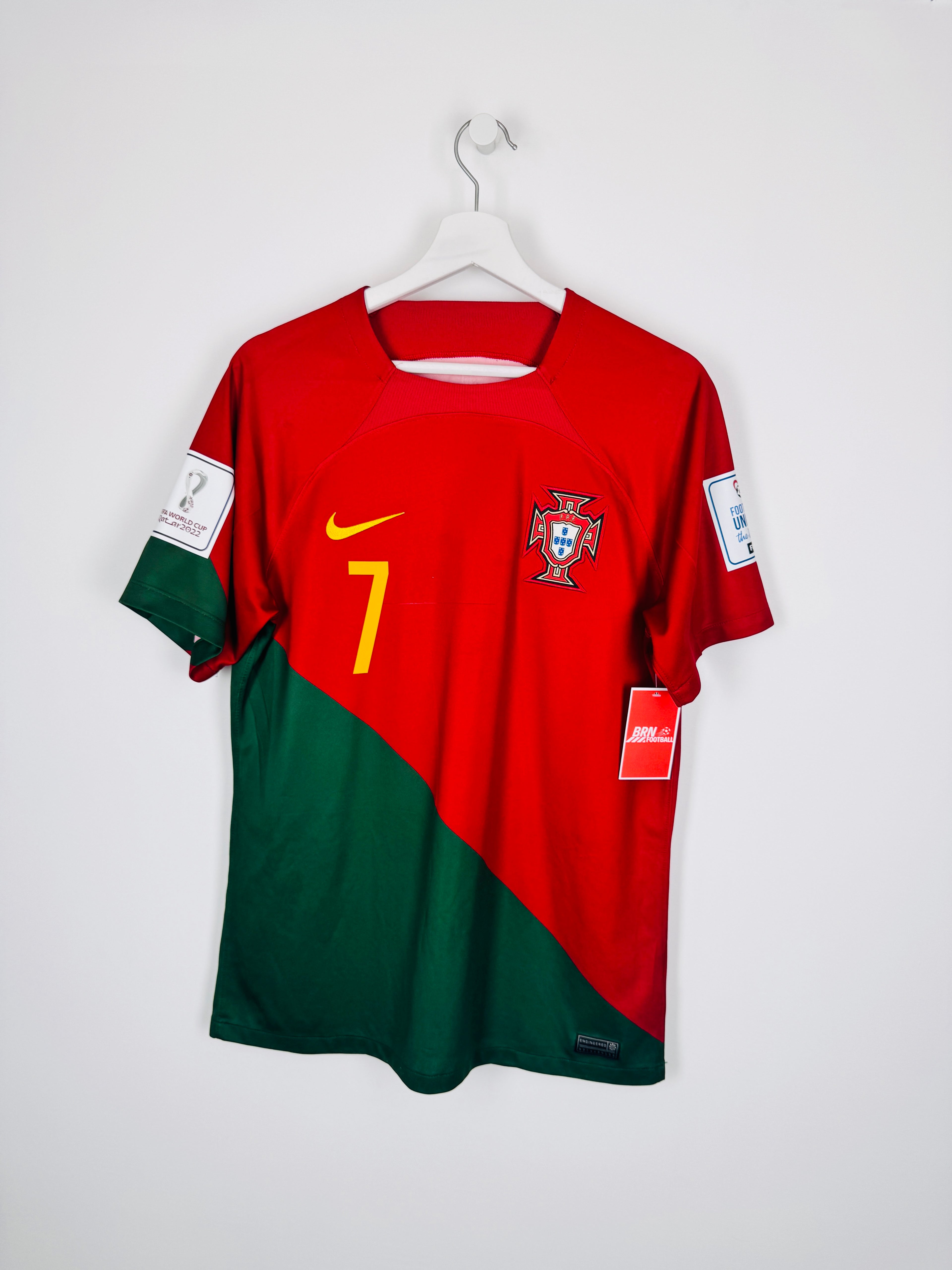 MAILLOT DE FOOTBALL PORTUGAL 2022 DOMICILE - CRISTIANO RONALDO #7 (M)