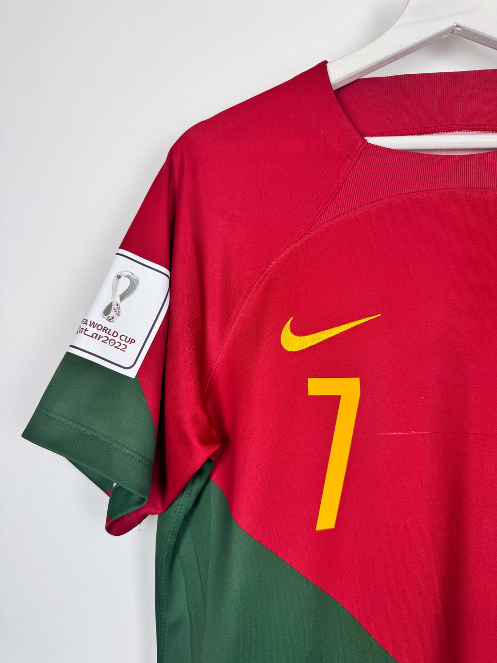 MAILLOT DE FOOTBALL PORTUGAL 2022 DOMICILE - CRISTIANO RONALDO #7 (M)