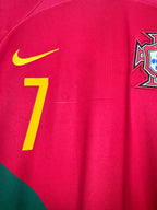 MAILLOT DE FOOTBALL PORTUGAL 2022 DOMICILE - CRISTIANO RONALDO #7 (M)