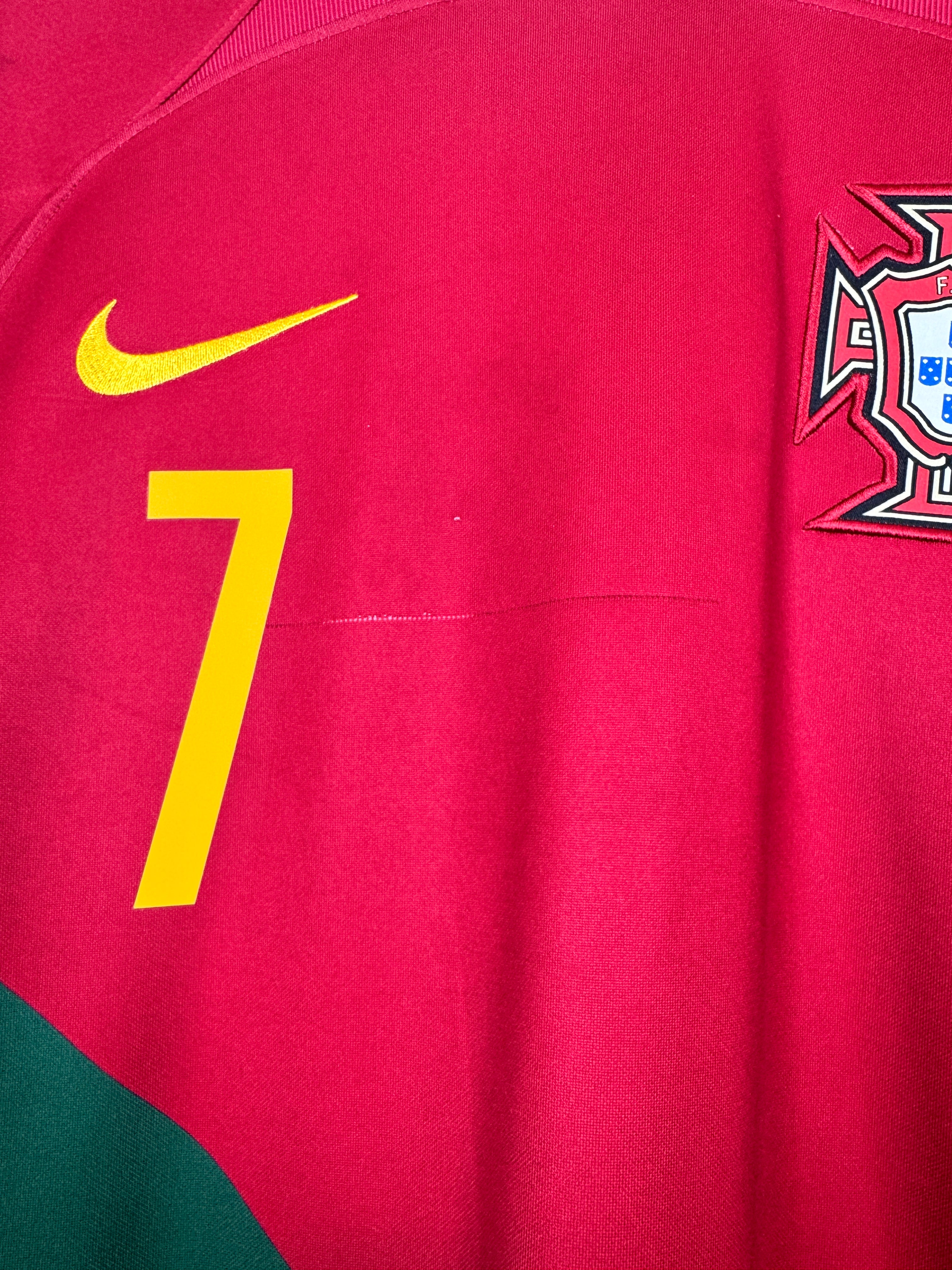 MAILLOT DE FOOTBALL PORTUGAL 2022 DOMICILE - CRISTIANO RONALDO #7 (M)
