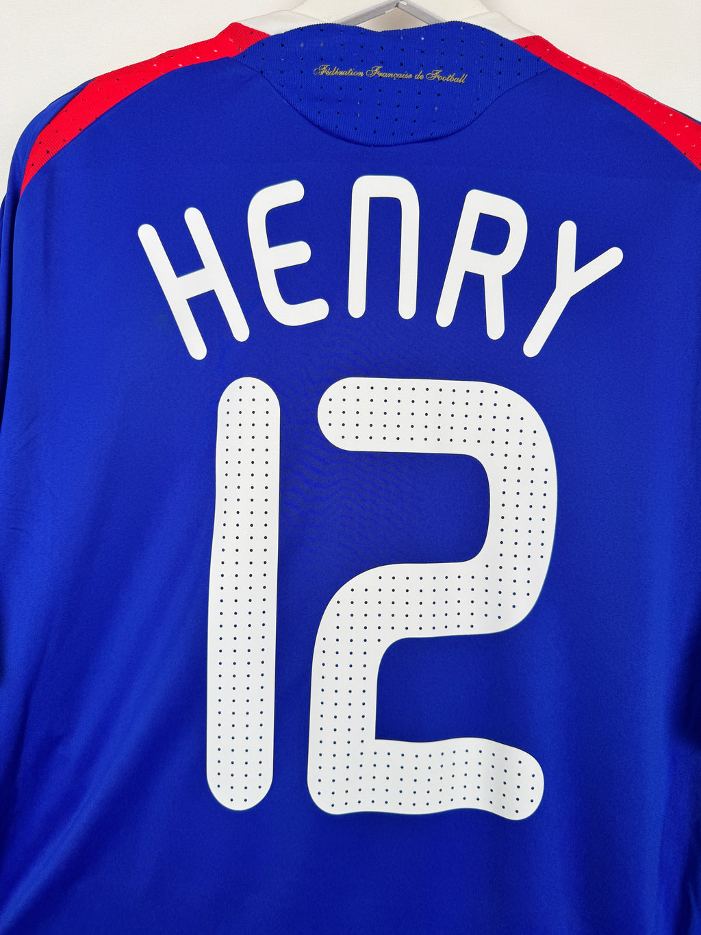 CAMISETA DE FÚTBOL SELECCIÓN FRANCESA 2008 LOCAL NUEVA - HENRY #12 (L)