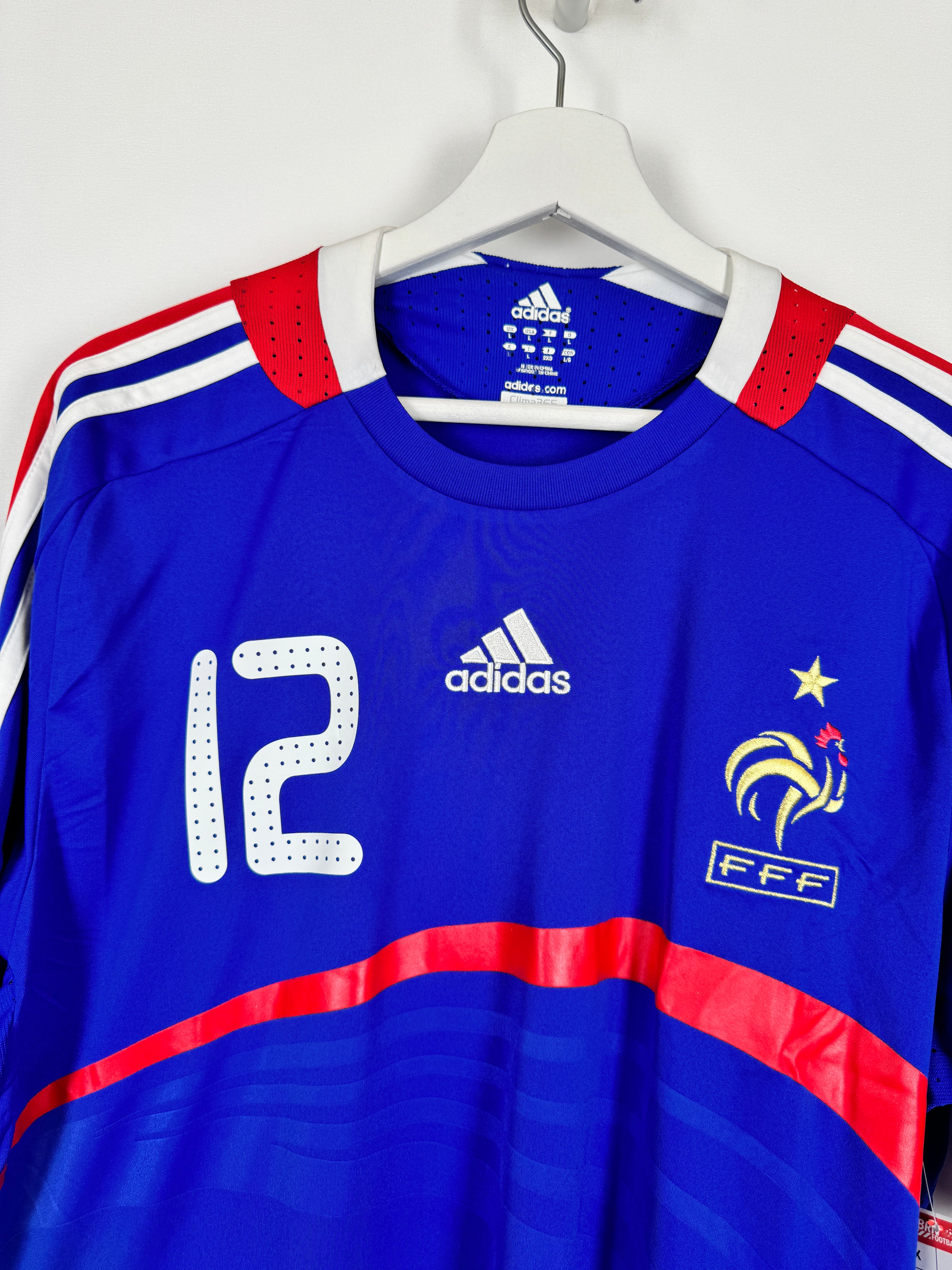 CAMISETA DE FÚTBOL SELECCIÓN FRANCESA 2008 LOCAL NUEVA - HENRY #12 (L)