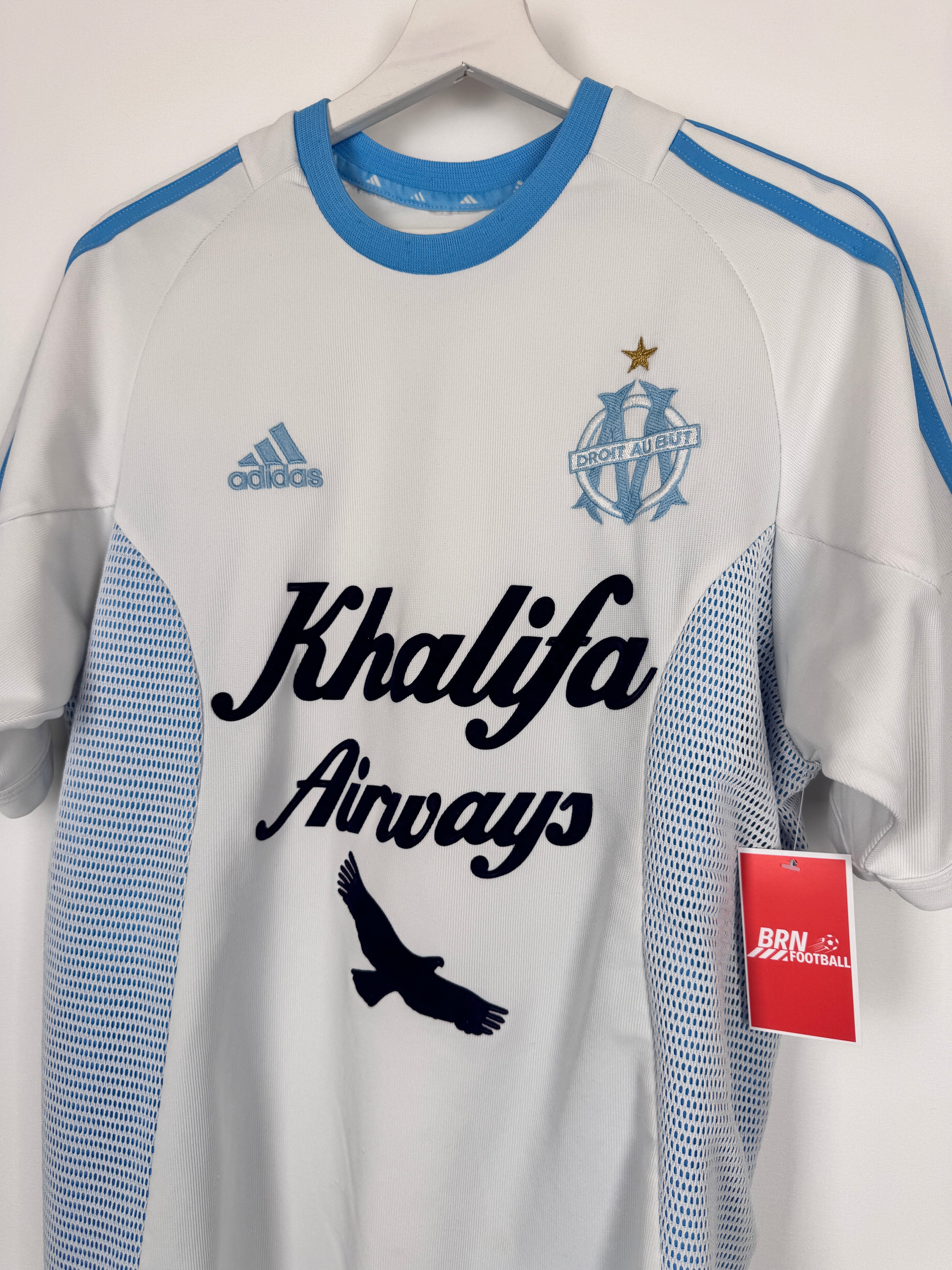 MAILLOT DE FOOTBALL OLYMPIQUE DE MARSEILLE 2002/2003 DOMICILE (S)