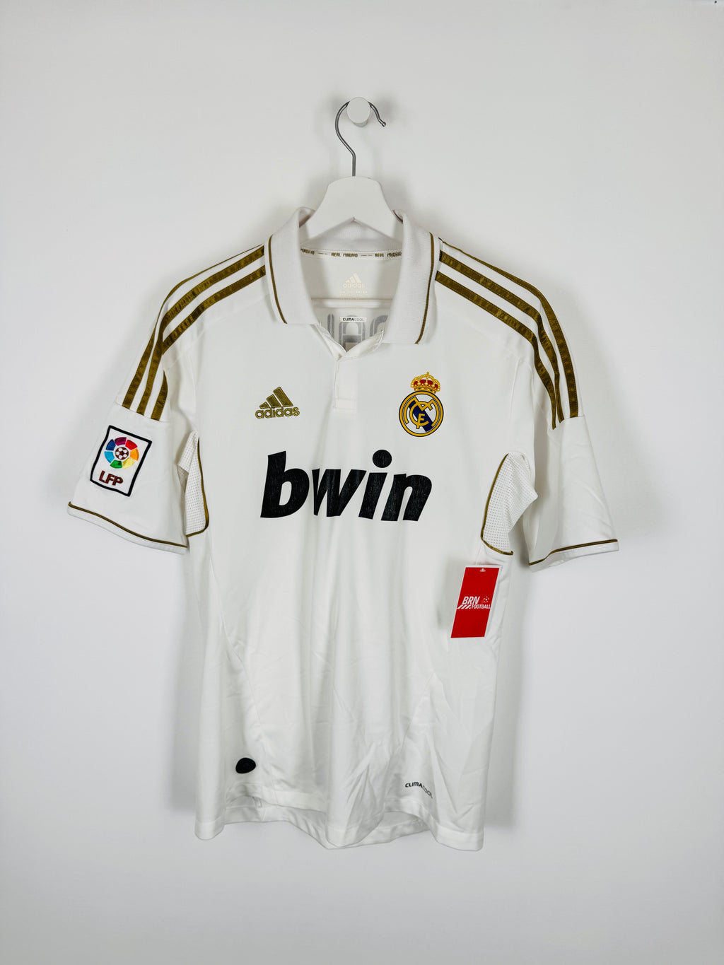 REAL MADRID 2011/2012 HOME FOOTBALL JERSEY - RONALDO #7 (S)