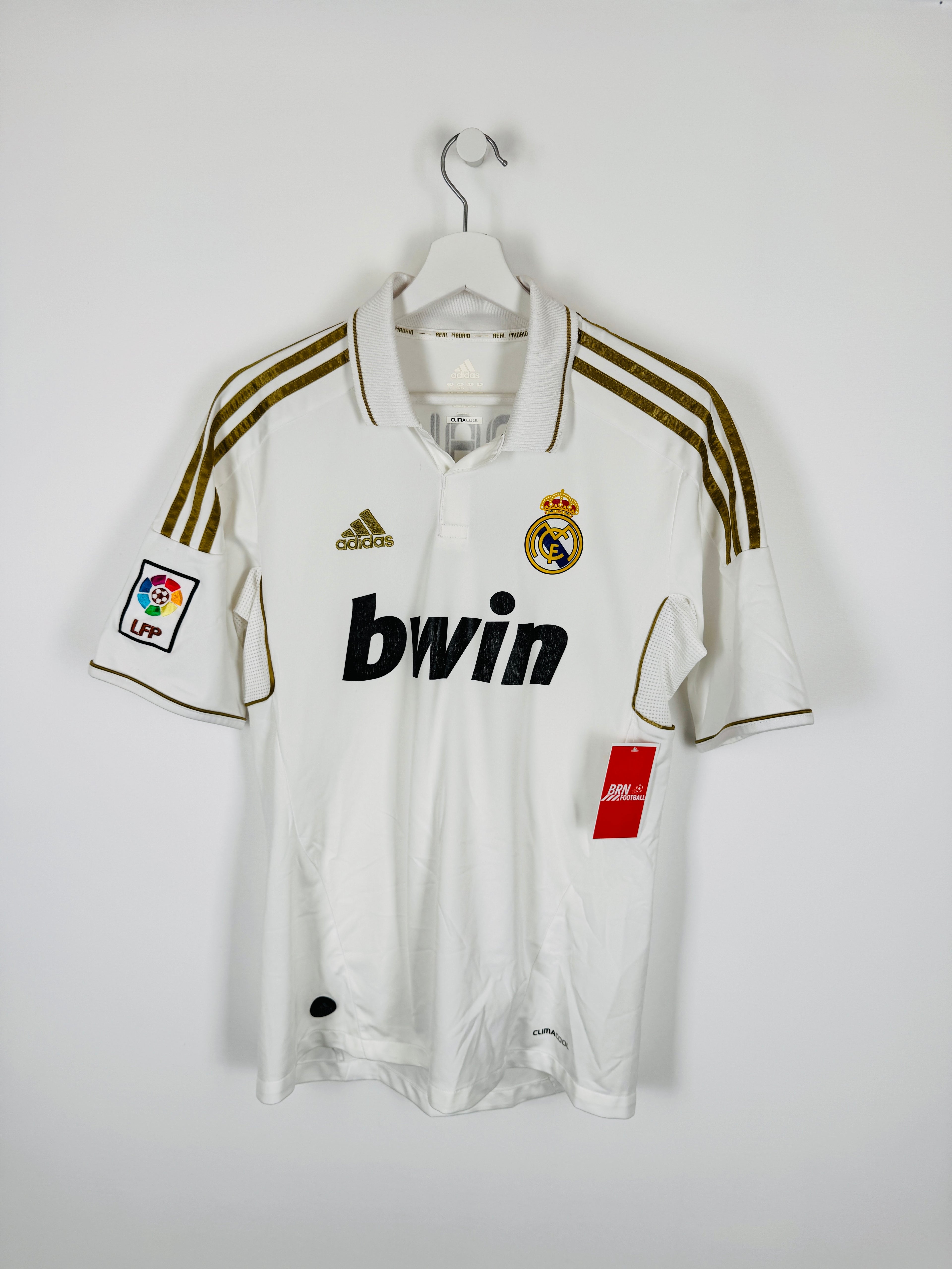 REAL MADRID 2011/2012 HOME FOOTBALL JERSEY - RONALDO #7 (S)