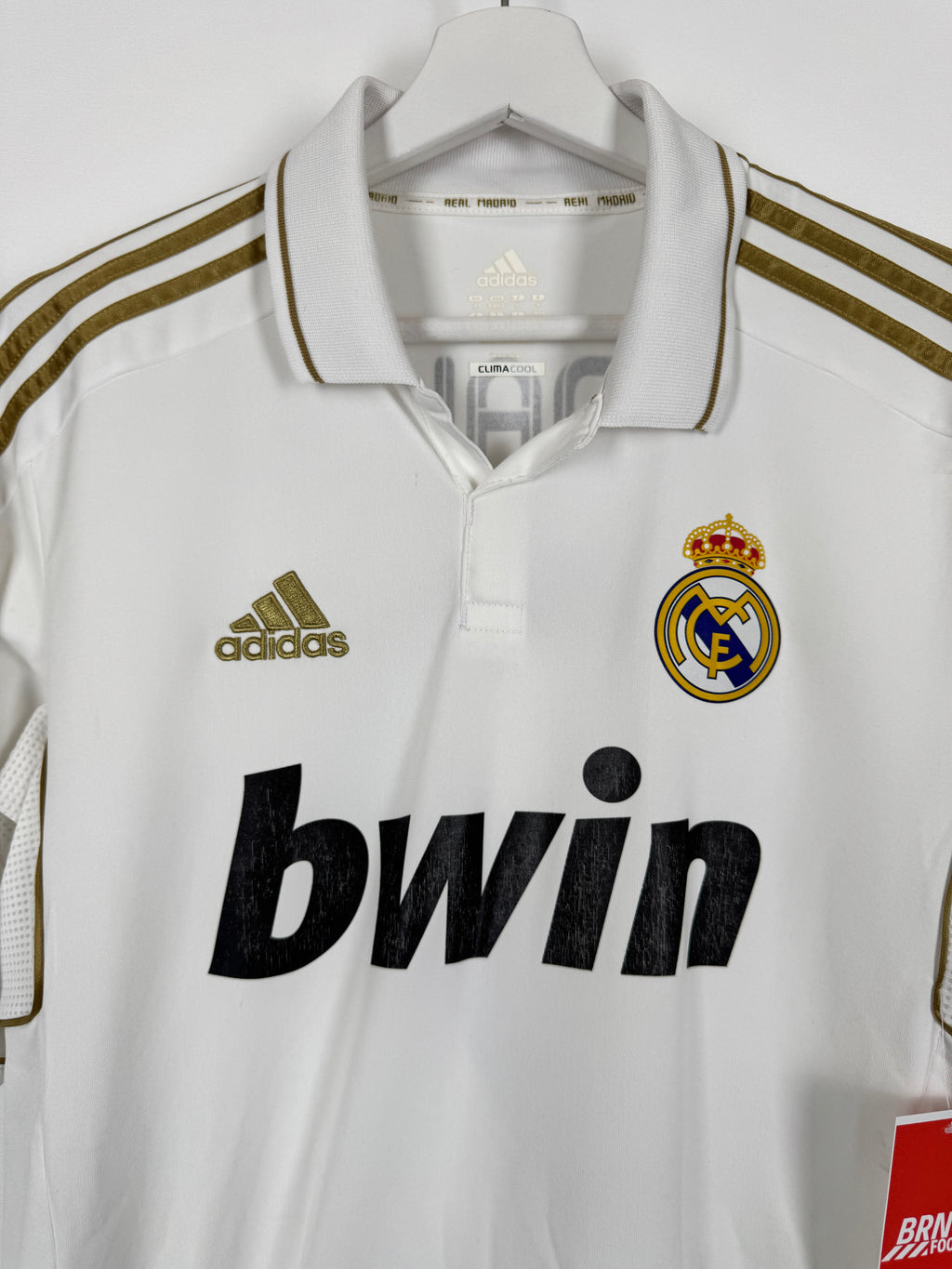 REAL MADRID 2011/2012 HOME FOOTBALL JERSEY - RONALDO #7 (S)