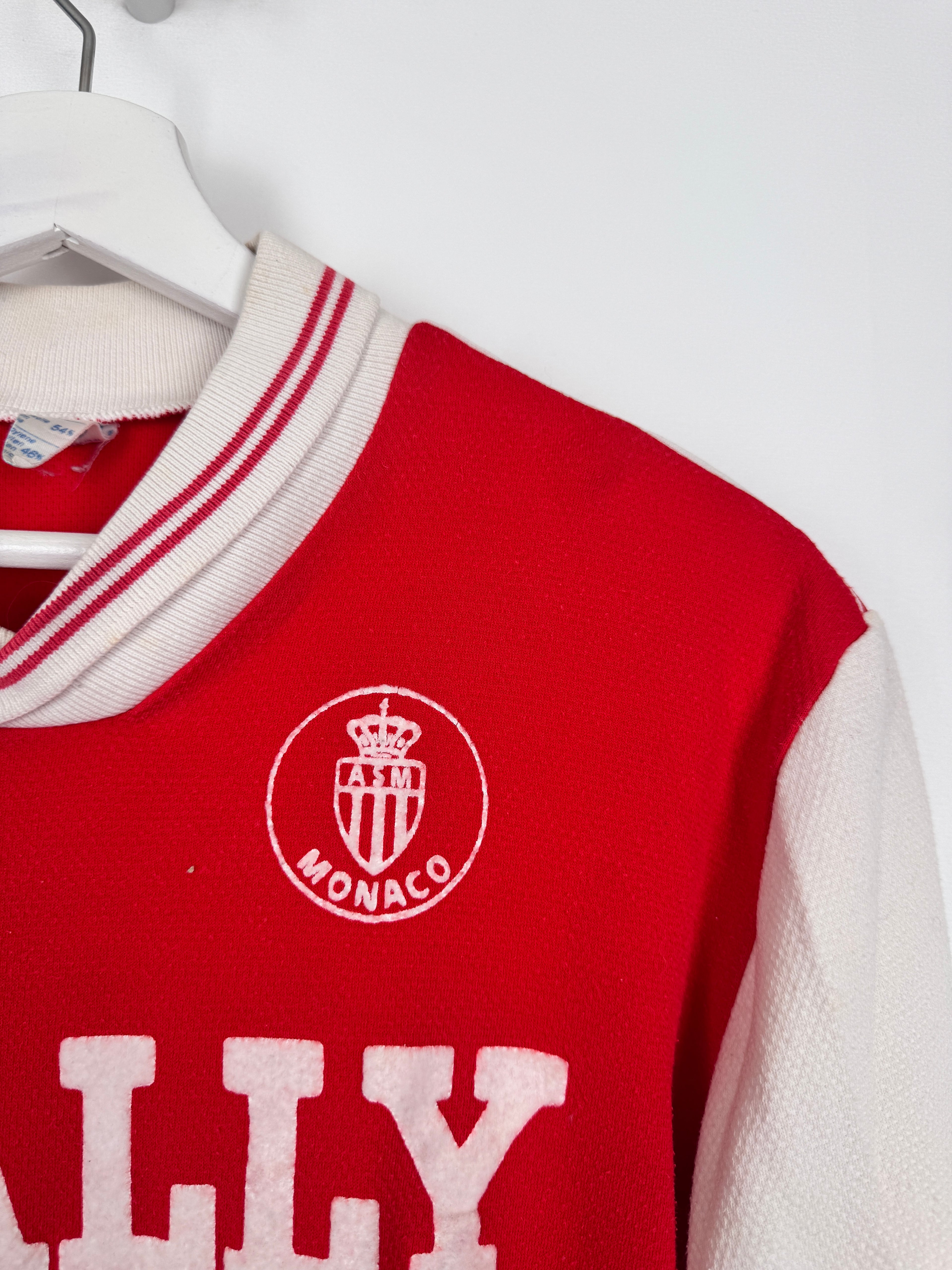 MAILLOT DE FOOTBALL MONACO 1985/1987 DOMICILE MANCHES LONGUES (S)