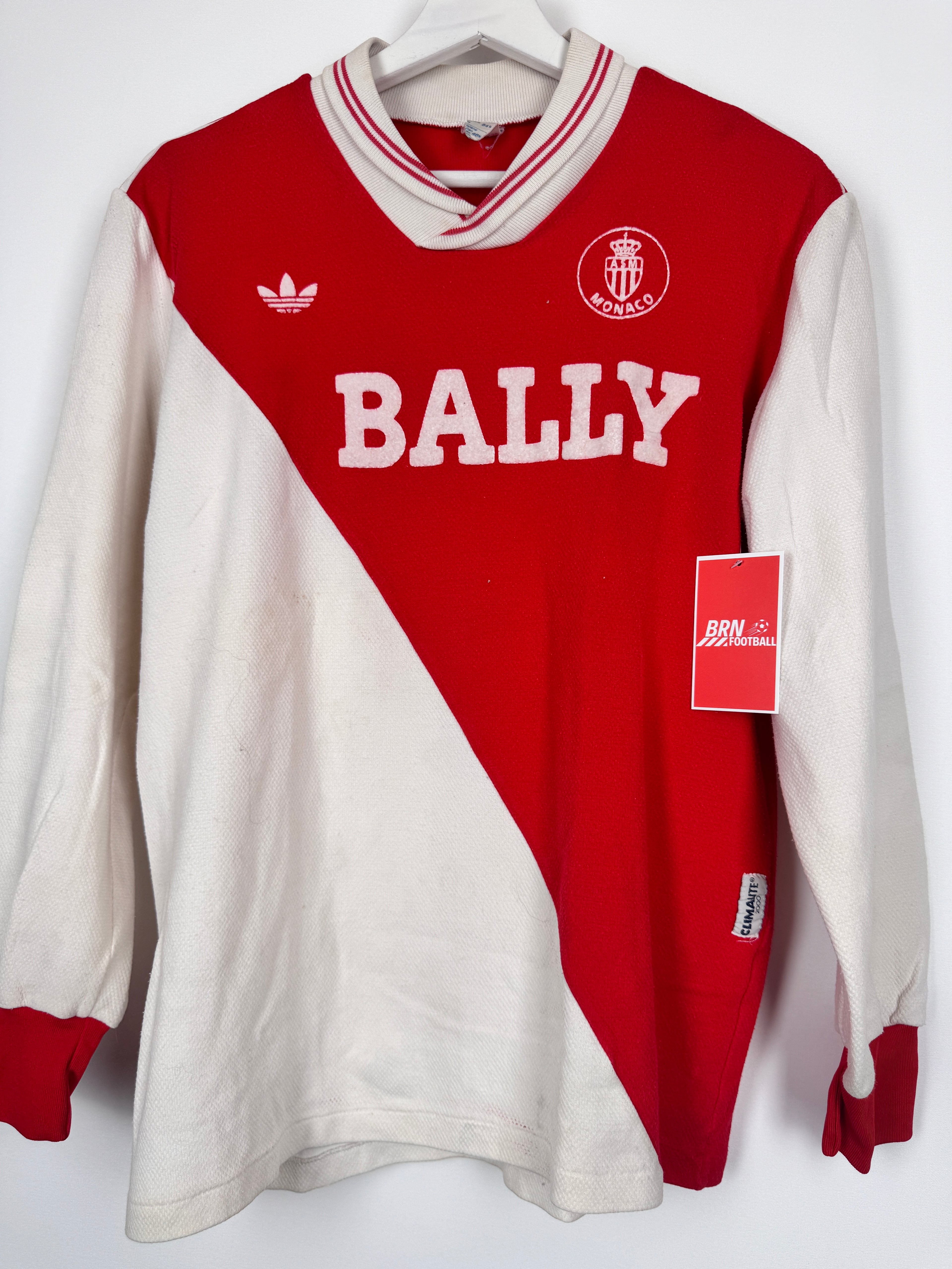 MAILLOT DE FOOTBALL MONACO 1985/1987 DOMICILE MANCHES LONGUES (S)