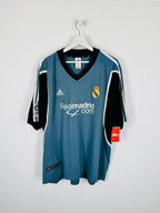 REAL MADRID 2001/2002 THIRD FOOTBALL SHIRT - ZIDANE #5 (XL)