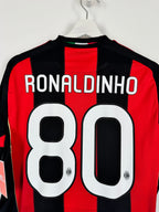 CAMISETA DE FÚTBOL AC MILAN 2010/2011 LOCAL - RONALDINHO #80 (M)