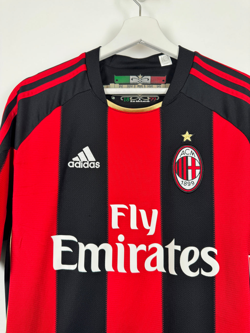 CAMISETA DE FÚTBOL AC MILAN 2010/2011 LOCAL - RONALDINHO #80 (M)