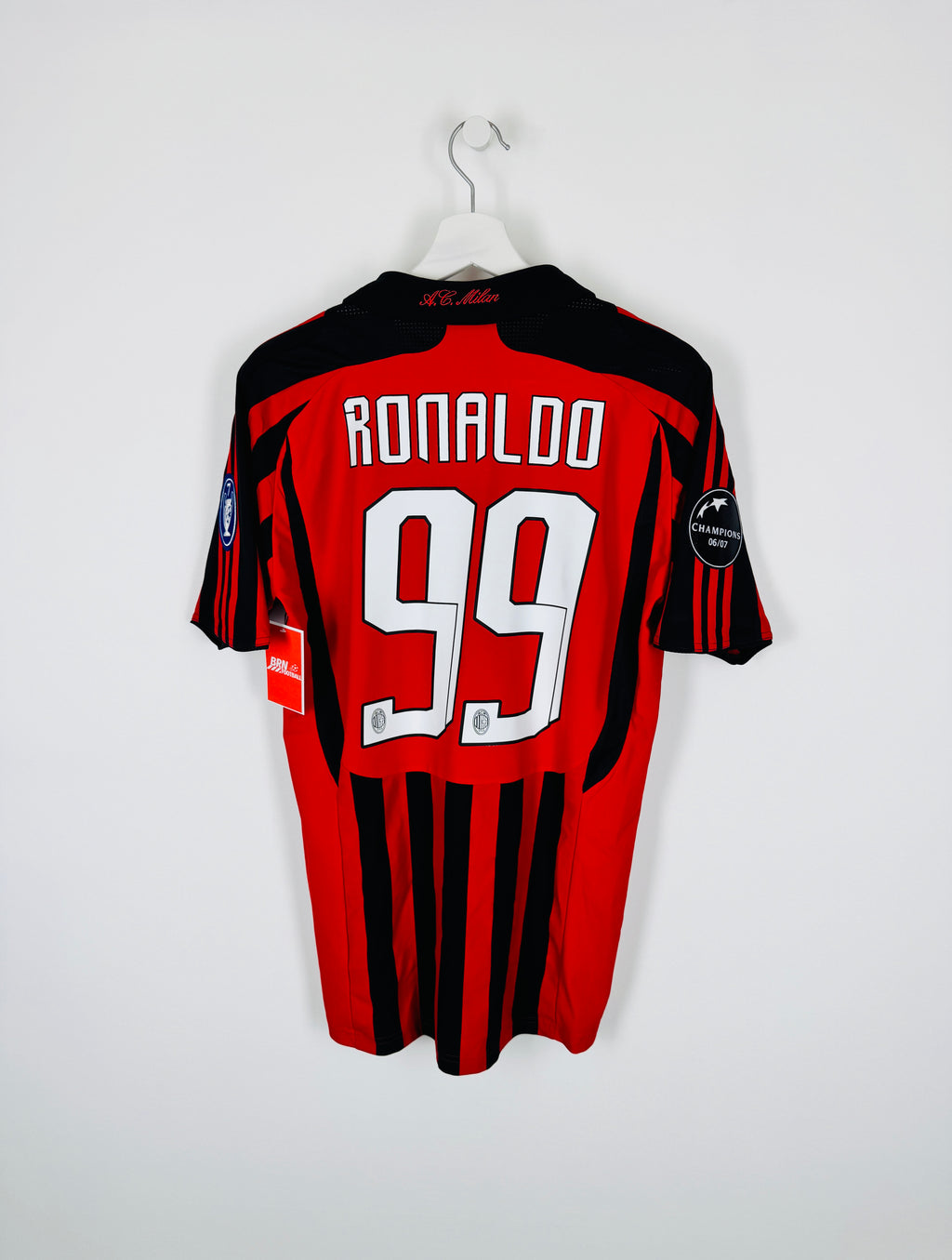 CAMISETA DE FÚTBOL AC MILAN 2007/2008 LOCAL - RONALDO #99 (S)
