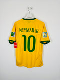 BRAZIL 2014 HOME FOOTBALL SHIRT - NEYMAR JR #10 (M)