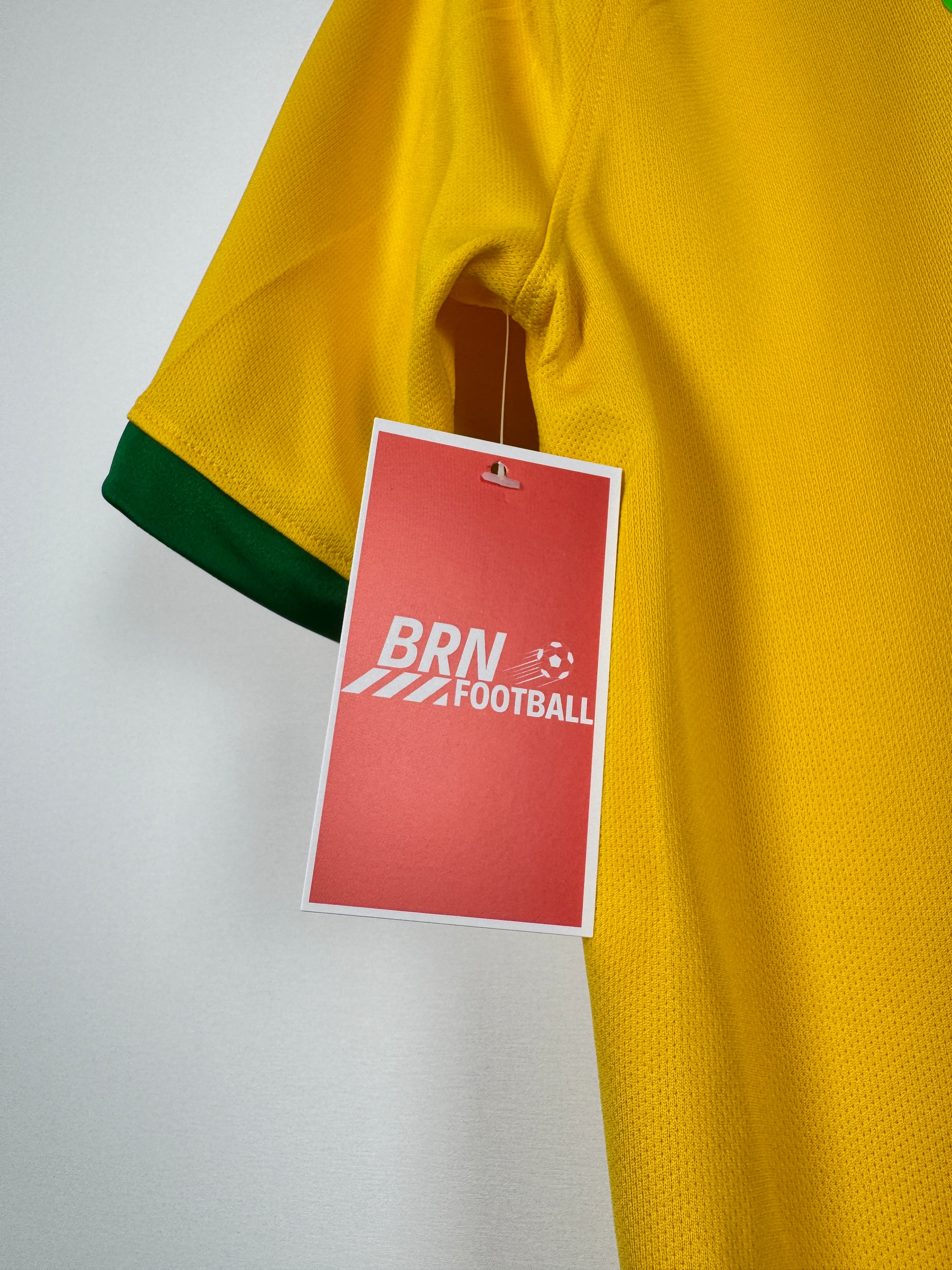 BRAZIL 2014 HOME FOOTBALL SHIRT - NEYMAR JR #10 (M)