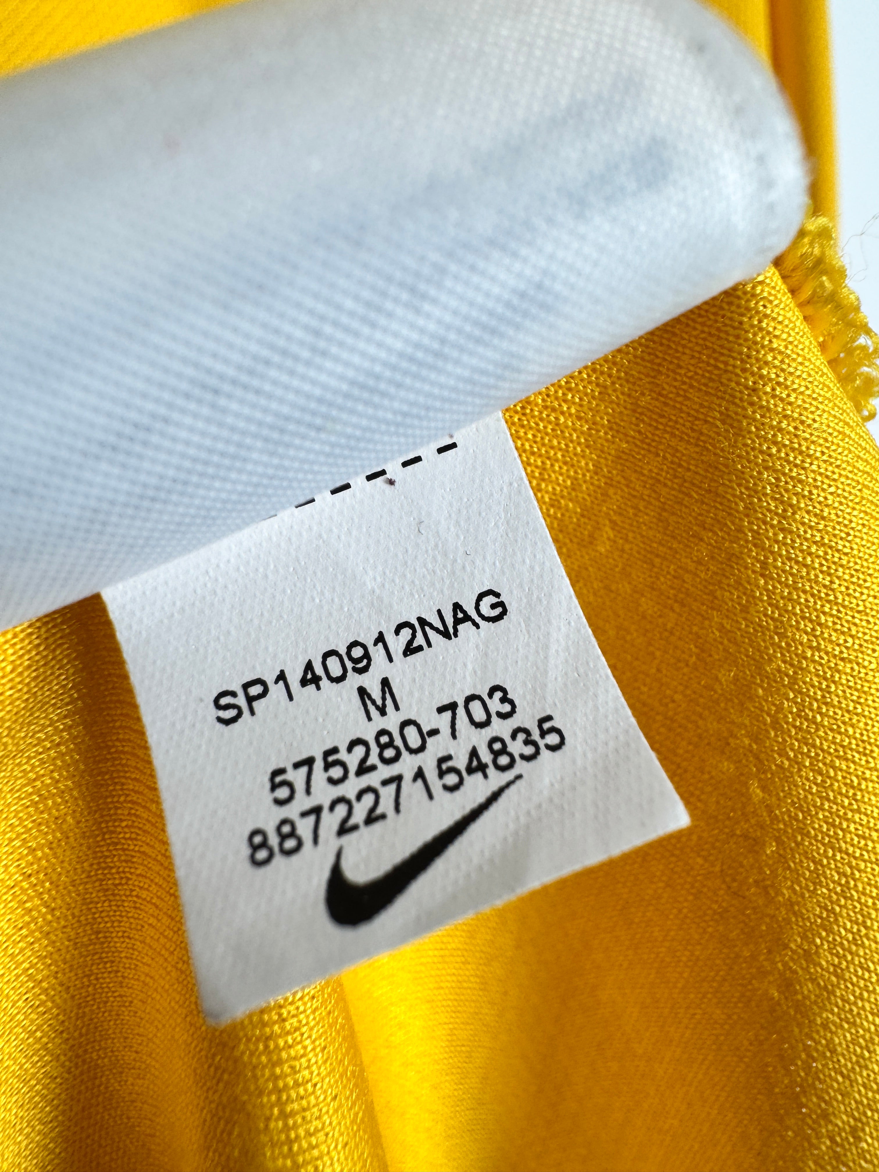 BRAZIL 2014 HOME FOOTBALL SHIRT - NEYMAR JR #10 (M)