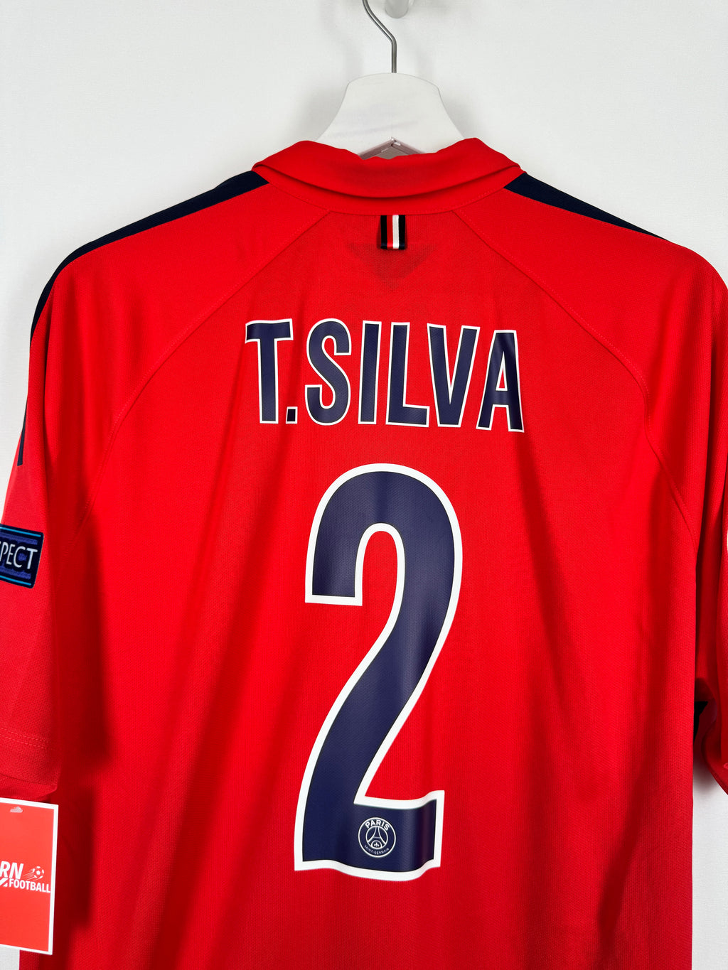 PSG 2014/2015 THIRD FOOTBALL SHIRT - SILVA #2 (XL)