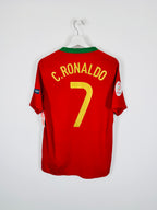 PORTUGAL 2008 HOME FOOTBALL JERSEY - C.RONALDO #7 (S)